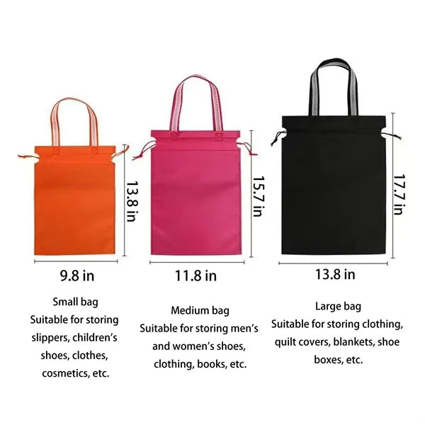 Non-Woven Drawstring Handle Storage Bag