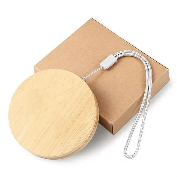 Eco Bamboo 6 In 1 Fast Charging Cable Case
