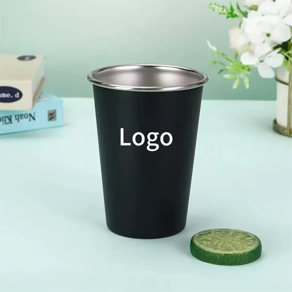 12 oz. Stainless Steel Pint Cups Shatter proof