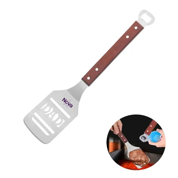 2-in-1 BBQ Frying Spatula with Bottle Opener