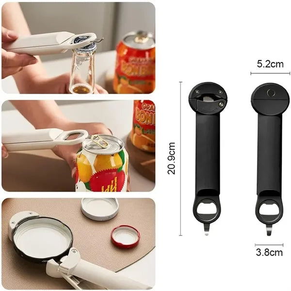 Multifunctional Magnetic Bottle Opener To Easily Open Cans