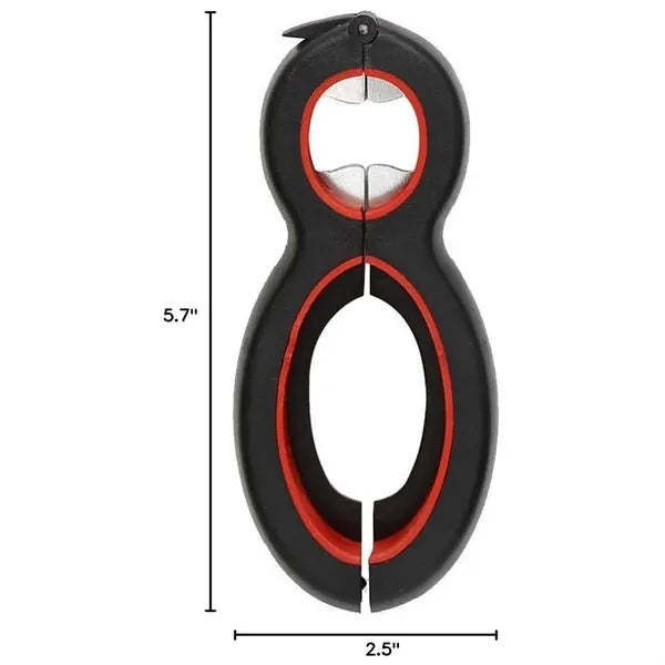 Six-In-One Multifunctional Bottle Opener
