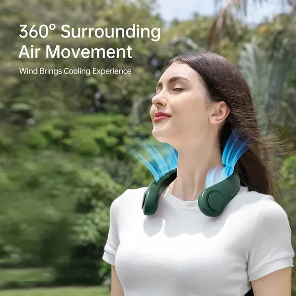 Bladeless Neck Fan with Rechargeable Battery