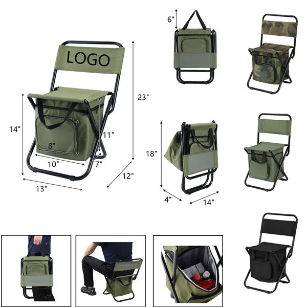 Fishing Chair With Cooler Bag