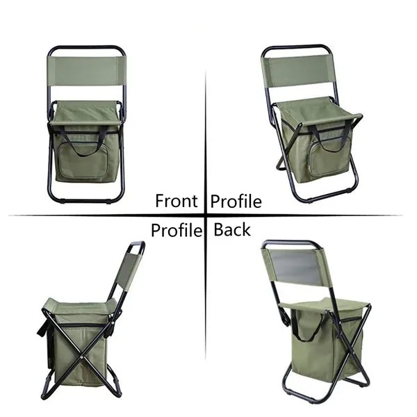 Fishing Chair With Cooler Bag