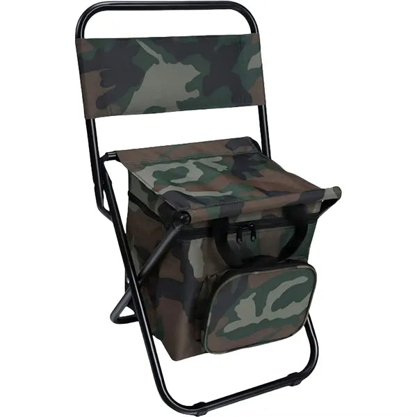 Foldable Camping Chair with Cooler Bag