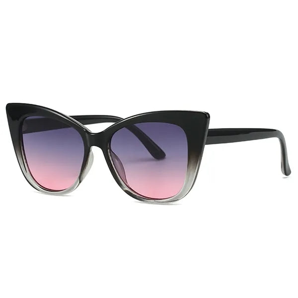Fashionable Large Frame Cat Eye Sunglasses