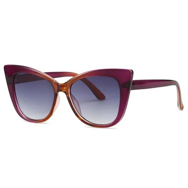 Fashionable Large Frame Cat Eye Sunglasses