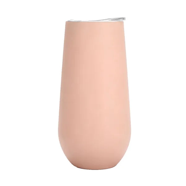 6 oz Stainless Steel Champagne Tumbler Stemless Glass