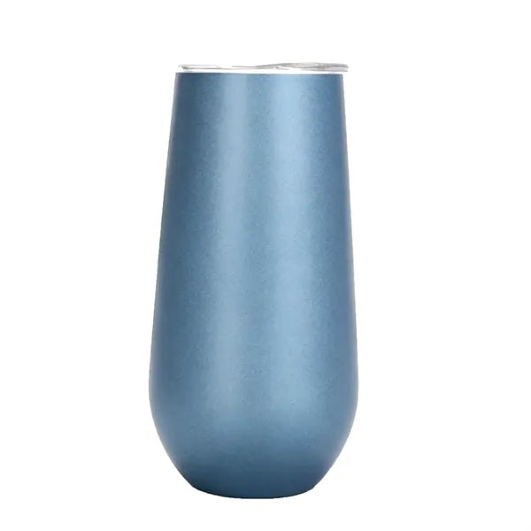 6 oz Stainless Steel Champagne Tumbler Stemless Glass