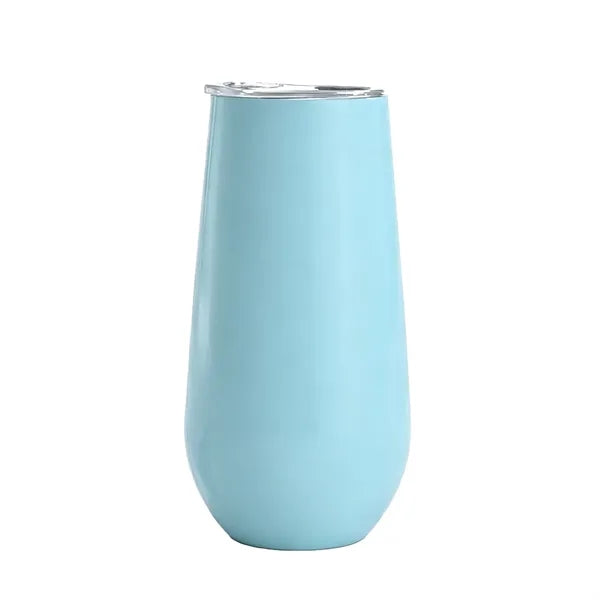 6 oz Stainless Steel Champagne Tumbler Stemless Glass