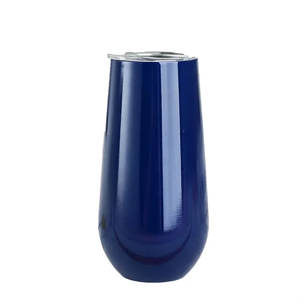 6 oz Stainless Steel Champagne Tumbler Stemless Glass