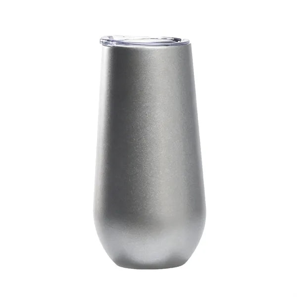 6 oz Stainless Steel Champagne Tumbler Stemless Glass