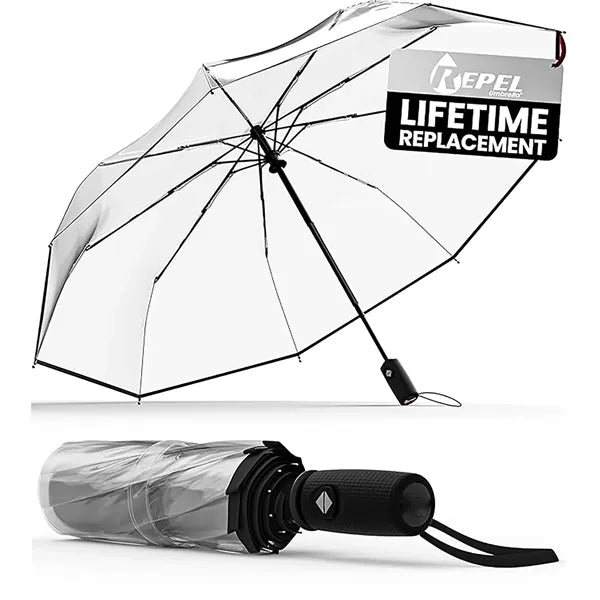 Double Top Windproof Travel Umbrella