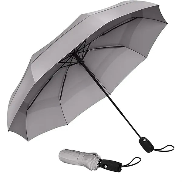 Double Top Windproof Travel Umbrella