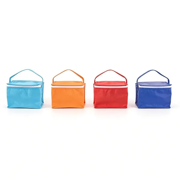 210D Polyester 6-Can Cooler Bag with PEVA Lining
