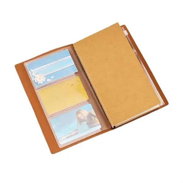 Cork Notebook Refillable Eco Friendly Travel Journal