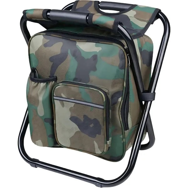 Fishing Stool with Backpack Insulated Bag