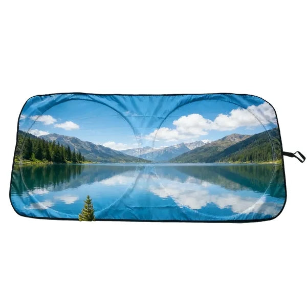 Full Color Silver-Coated Car Sunshade Windshield Shade