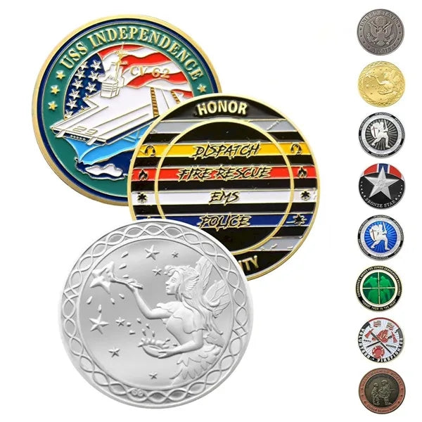3mm Custom Full Color Double Sided Challenge Coin