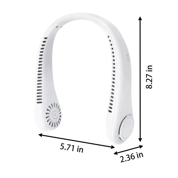 LOGO Portable USB 3-Speed Adjustable Cooling Neck Fan