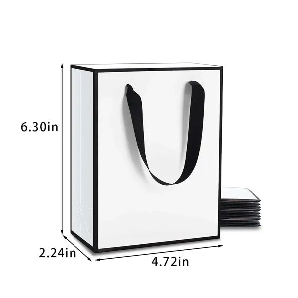Reinforced Handle Customizable Eco-Friendly Gift Paper Bags