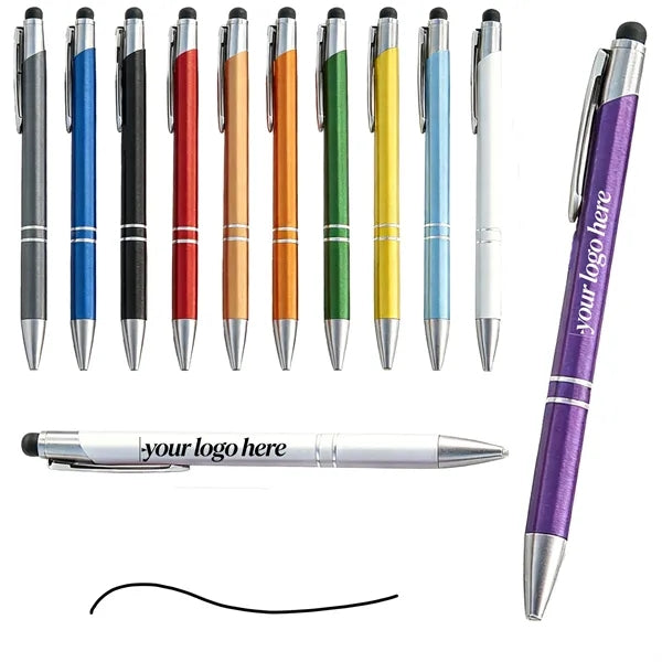 3-in-1 LED Flashlight Ballpoint Pen Stylus Tip