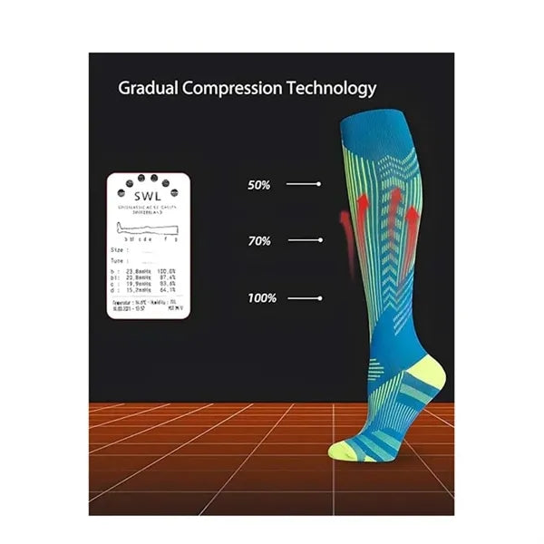 Knee High Athletic Compression Socks