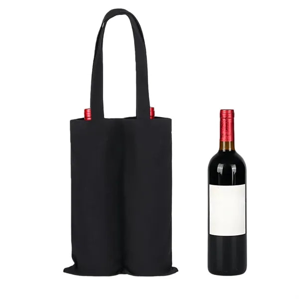 Canvas bag for wine packaging