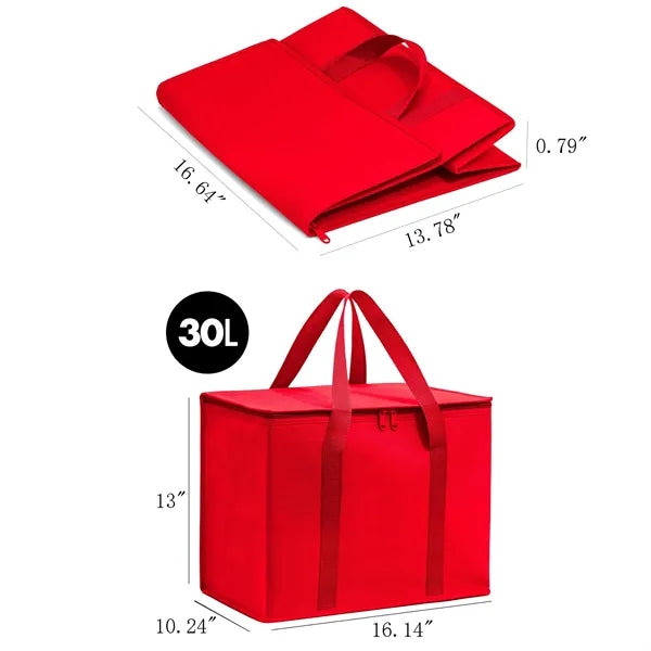 Large Capacity Foldable Outdoor Insulated Cooler Bag