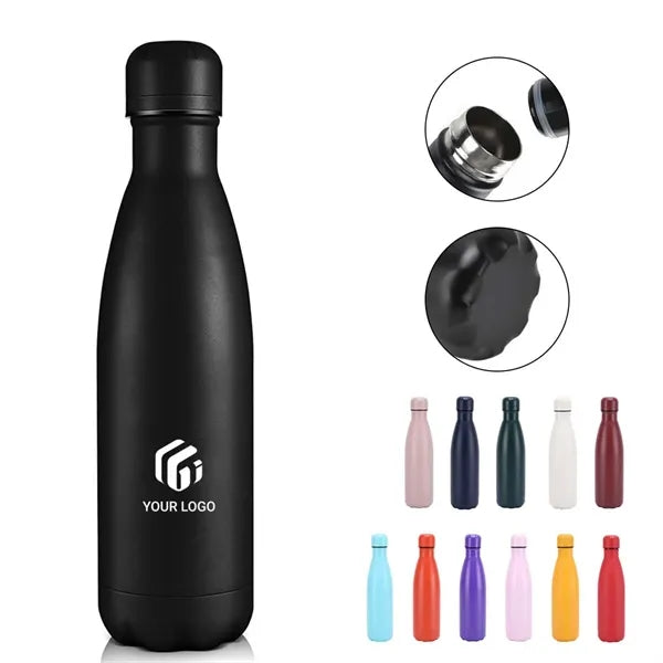 Sports 17oz BPA free stainless steel insulated water bottle