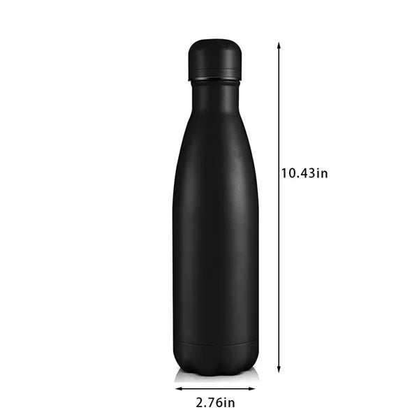 Sports 17oz BPA free stainless steel insulated water bottle