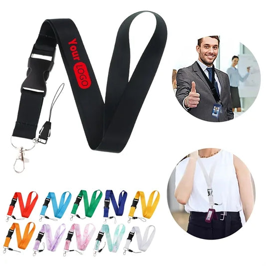 Colorful Polyester Safety Breakaway Lanyards