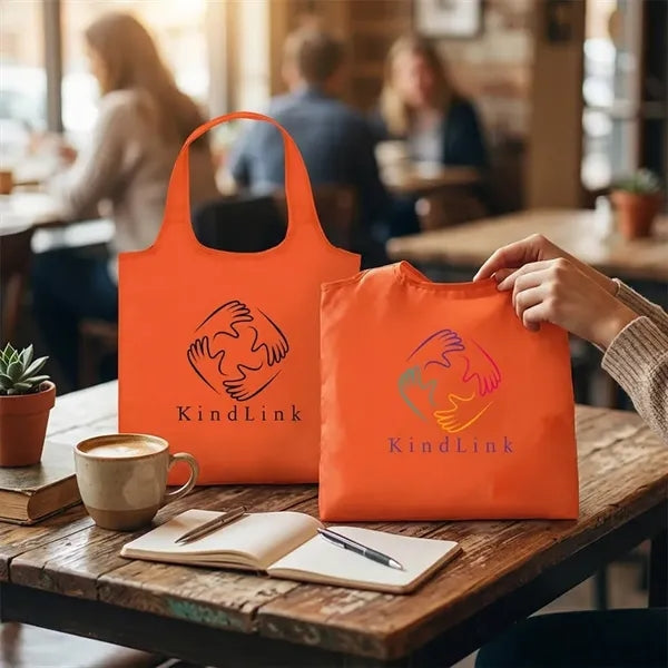 Foldable Drawstring Tote Bag