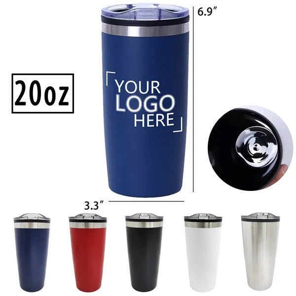 20oz Double Walled Tumbler With Lid