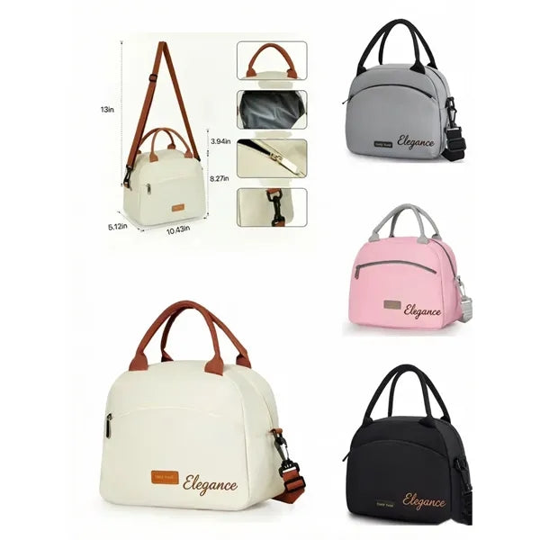 Multifunctional Insulated Crossbody Lunch Bag