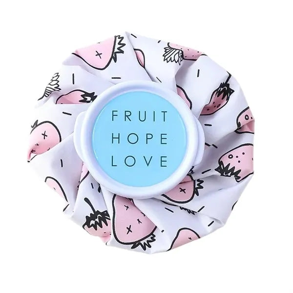 Logo Foldable Ice Pack Bag 5.7" Polyester Cold Ther