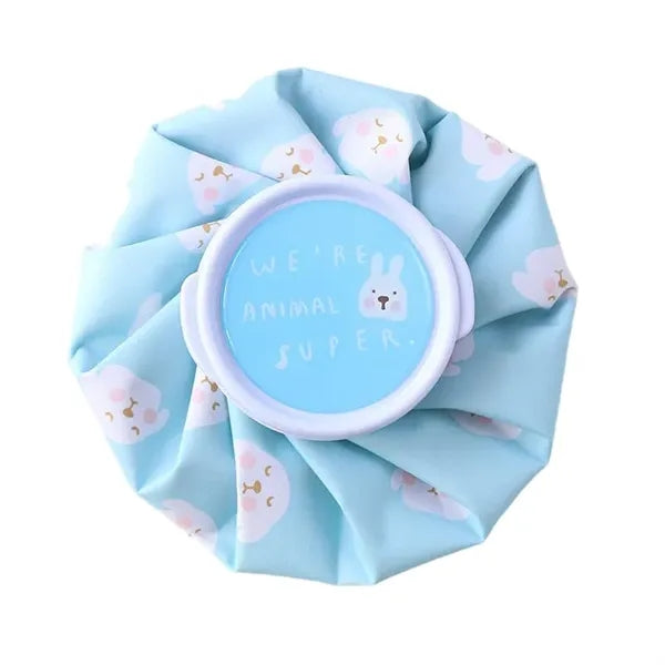 Logo Foldable Ice Pack Bag 5.7" Polyester Cold Ther