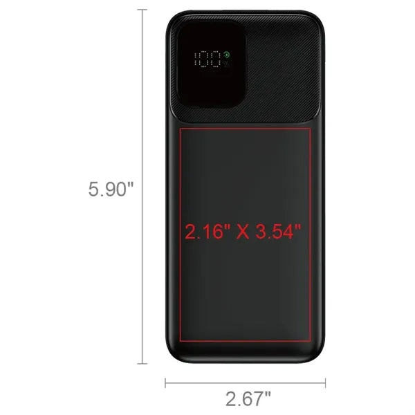 Houston Dual Cord Power Bank 10000