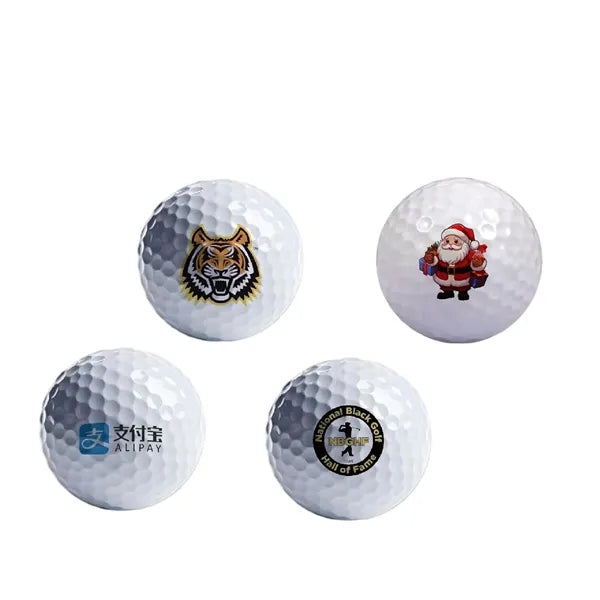 3 Layer Golf Ball Rubber 1.7" Custom Logo