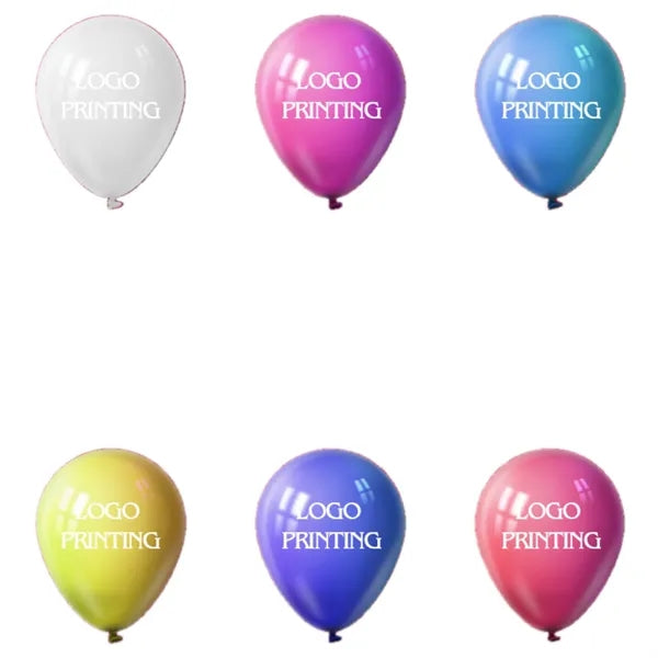 Printed Latex Balloons Advertising Set