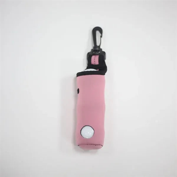 Polyester Golf Ball Holder Clip 5.9" with Hook Custom
