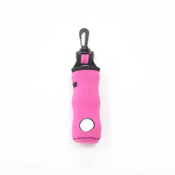 Polyester Golf Ball Holder Clip 5.9" with Hook Custom