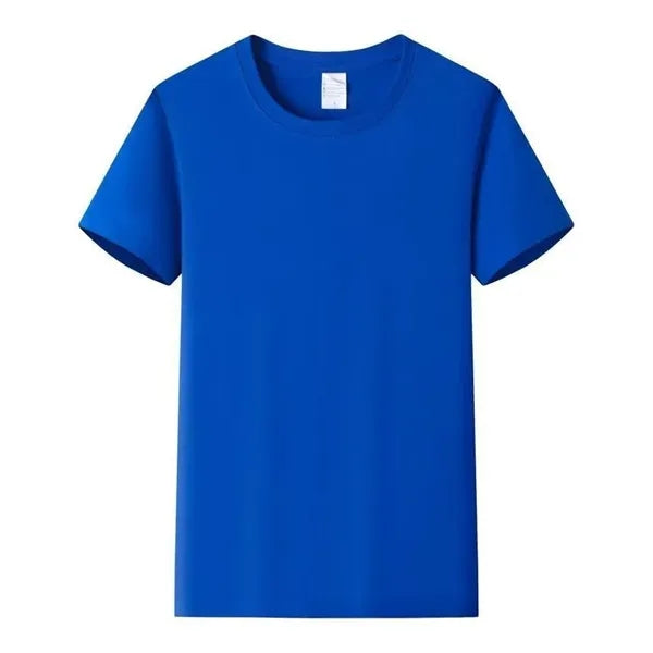 Combed Cotton T Shirt Crew Neck Short Sleeve