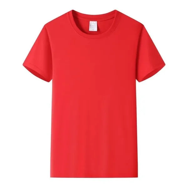 Combed Cotton T Shirt Crew Neck Short Sleeve