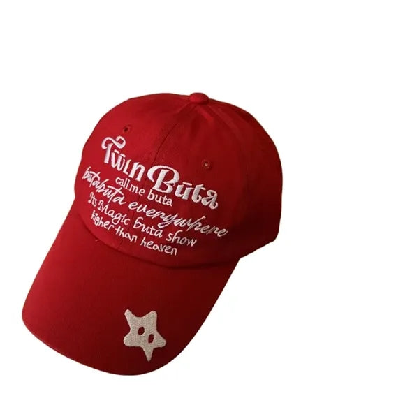 Embroidered Baseball Cap Street Style Sun Hat
