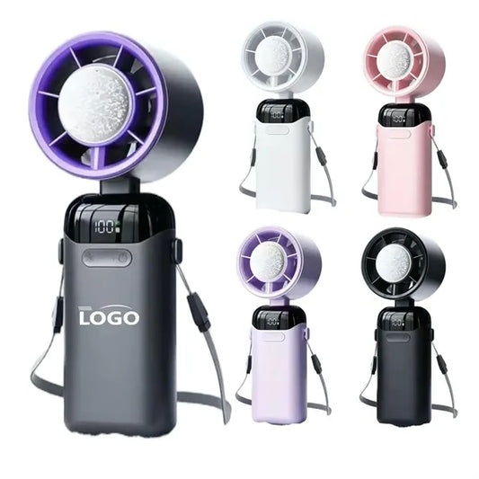 Low MOQ Custom LOGO Ice Cooling High-Speed Foldable USB Fan