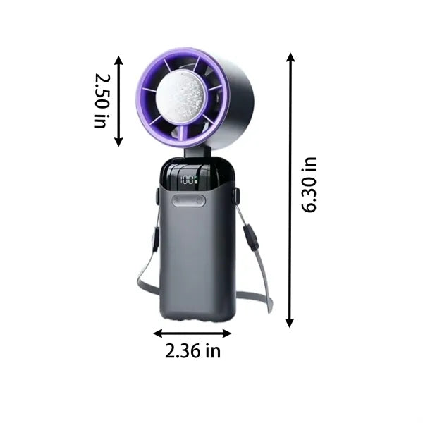 Low MOQ Custom LOGO Ice Cooling High-Speed Foldable USB Fan