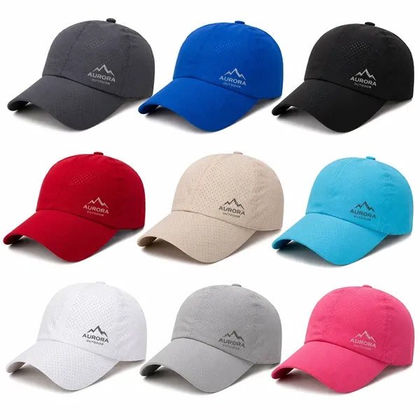 Quick-Dry Acrylic Baseball Cap with Ventilation Holes Custom