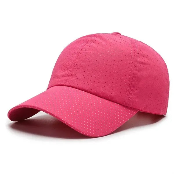 Quick-Dry Acrylic Baseball Cap with Ventilation Holes Custom